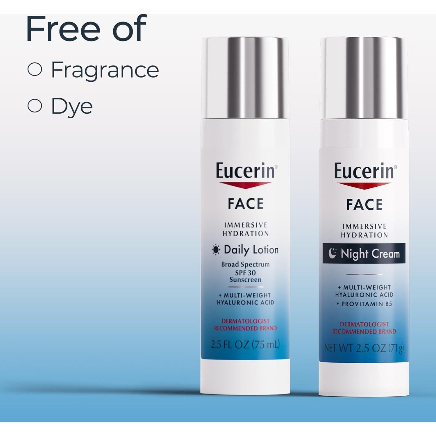 Eucerin Set Hidratación Inmersiva Facial SPF 30 + Crema Nocturna