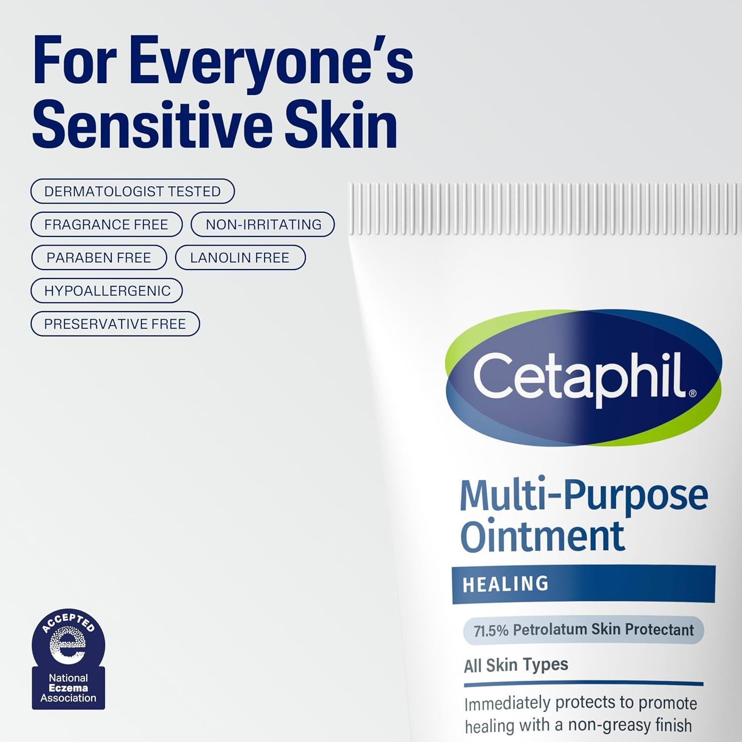 Ungüento Curativo Cetaphil 340 g para Piel Seca e Irritada