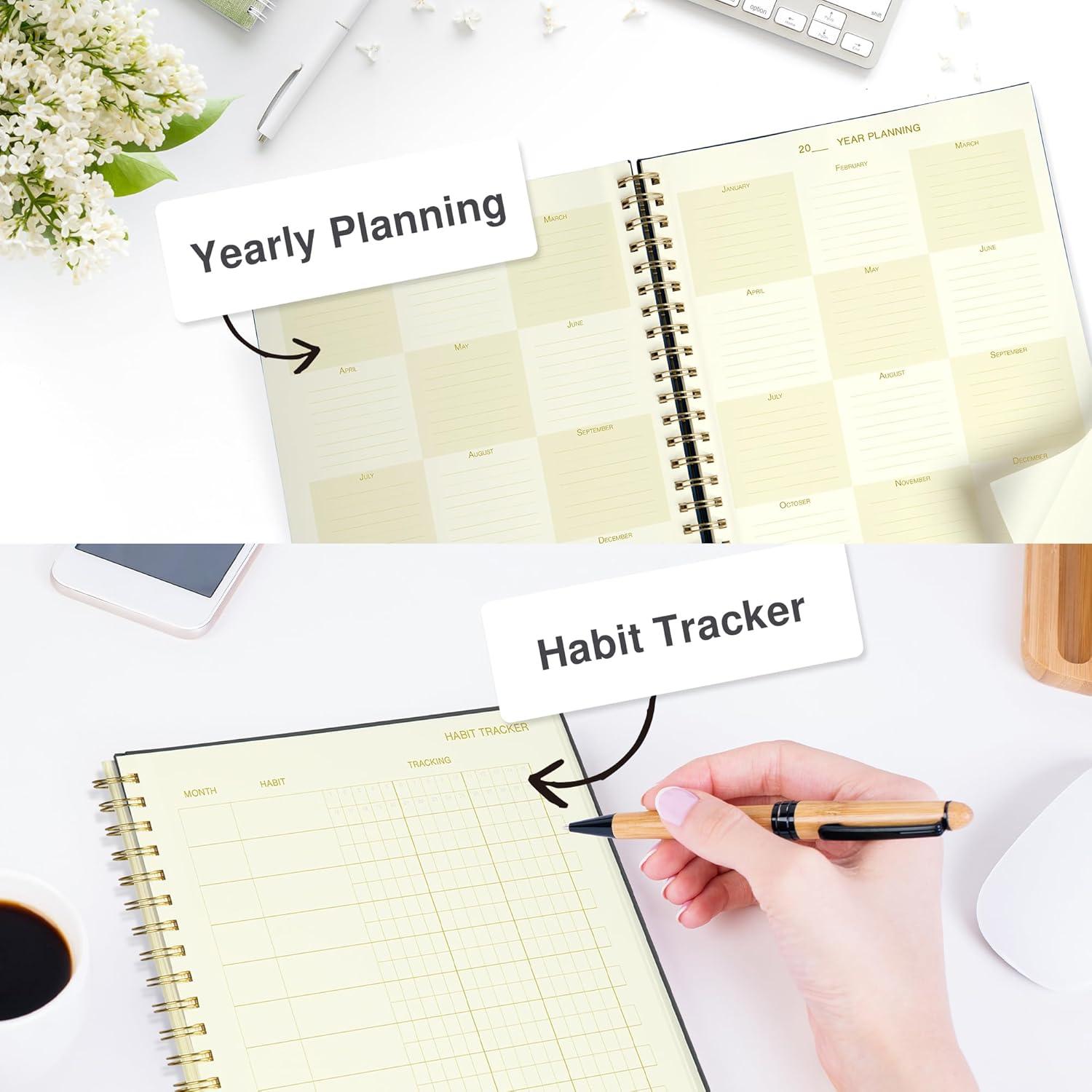 Planificador Diario No Datado AUROPLANNER 180 Páginas Tamaño Carta