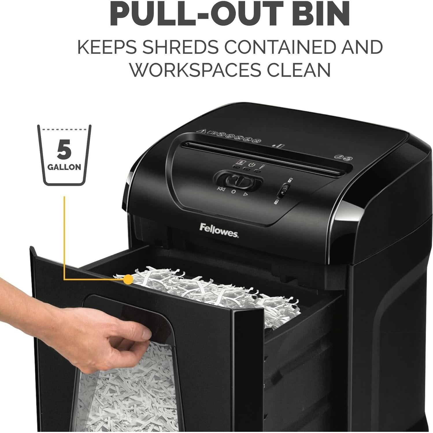 Destructora de papel Fellowes Powershred 12C corte cruzado 12 hojas