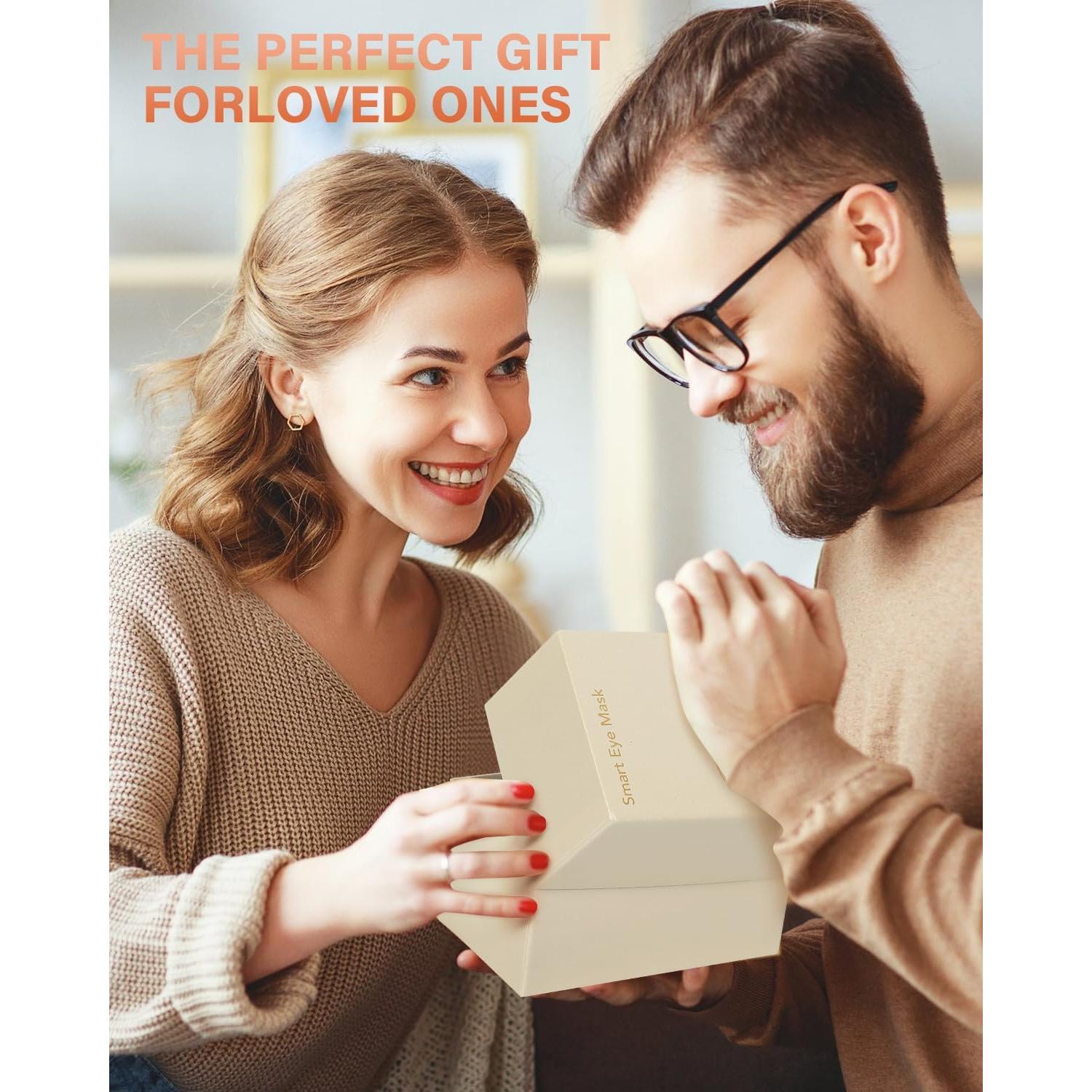 Masajeador de Ojos ZZR SEVEN con Calor y 7 Modos, Negro