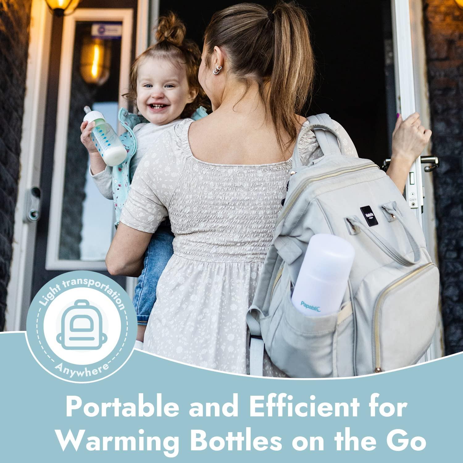 Calentador de Botellas de Bebé Portátil Papablic 355 ml