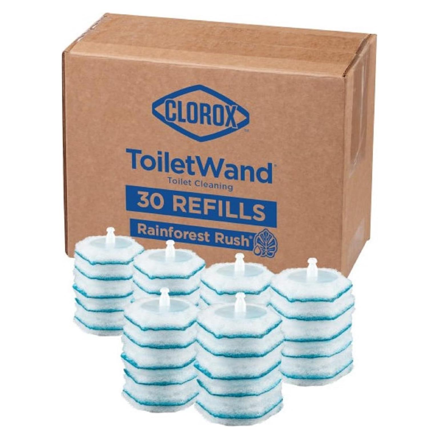 Recargas Clorox ToiletWand 30 Ct - Limpiador Inodoro Selva