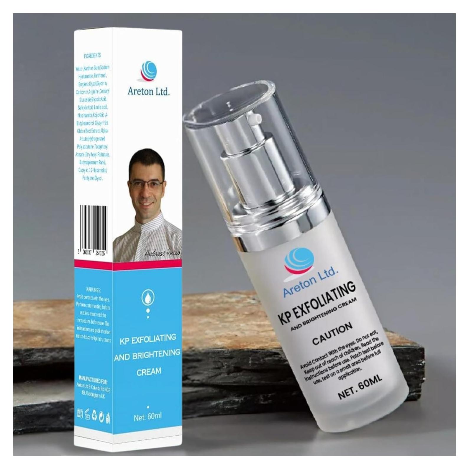 Crema Exfoliante KP Areton 50g - Ácido Salicilico y Niacinamida