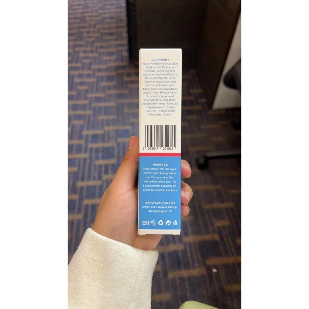 Crema Exfoliante KP Areton 50g - Ácido Salicilico y Niacinamida