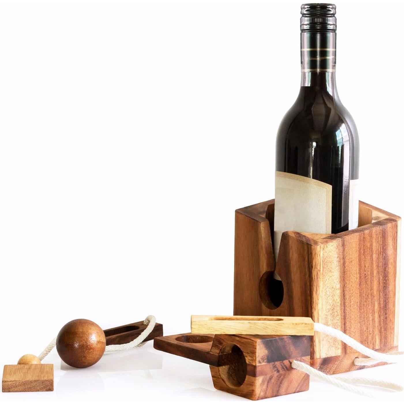 Rompecabezas de Botella BSIRI - Soporte de Madera 3D