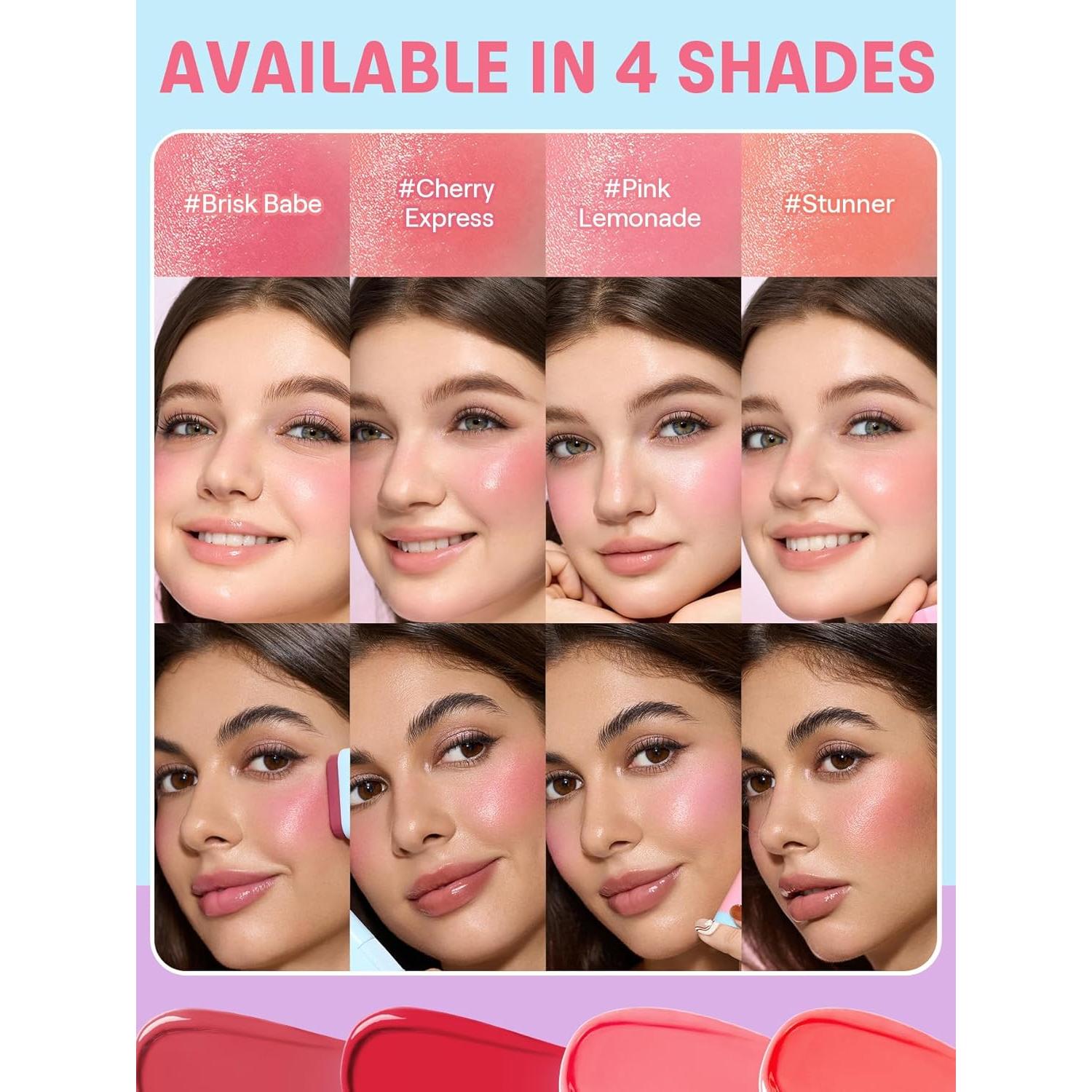 Barra de Rubor en Crema SHEGLAM Brisk Babe Hidratante 69g