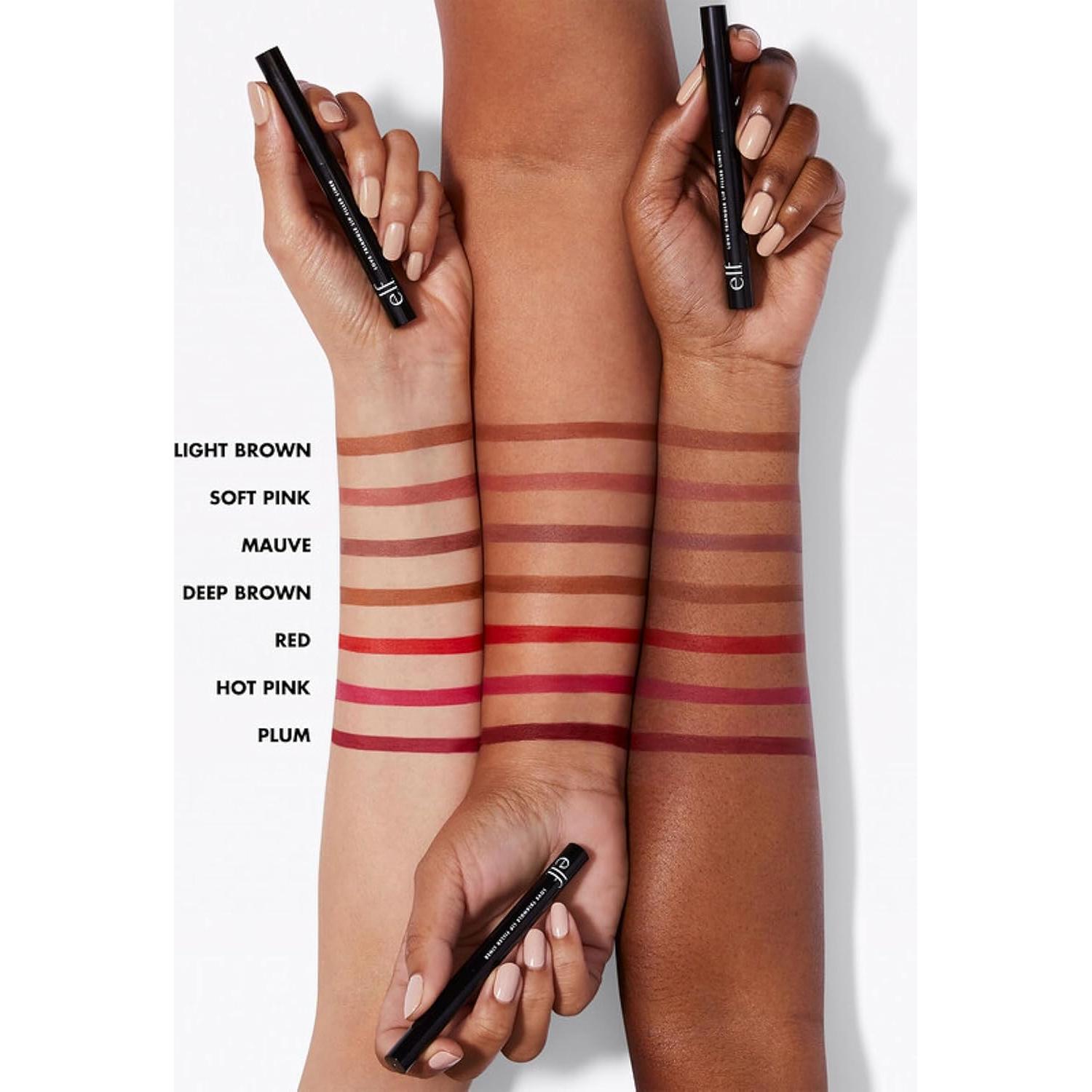 Lápiz de Relleno de Labios e.l.f. Love Triangle Marrón Oscuro