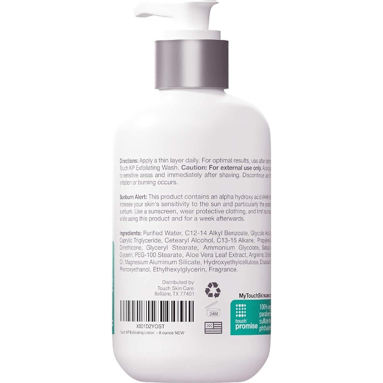 Loción Exfoliante Ácido Glicólico Touch 236.6 ML para Piel Rugosa