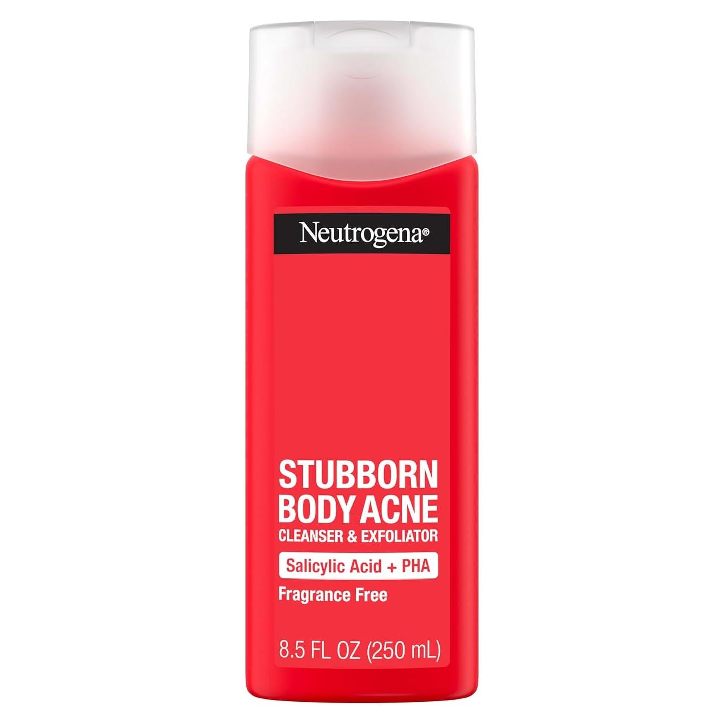 Jabón Corporal Neutrogena 250 ml con Ácido Salicílico y PHA