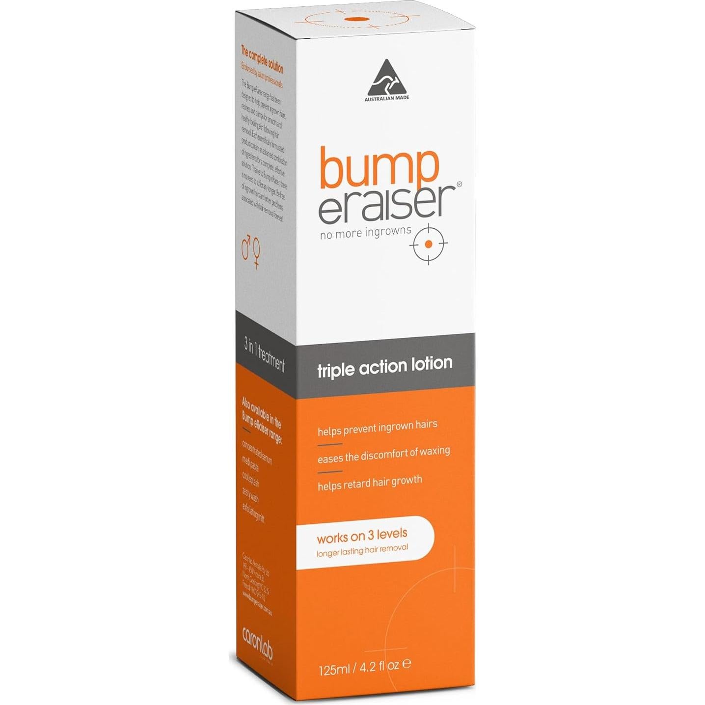 Loción Calmante Bump eRaiser 125g para Vellos Encarnados