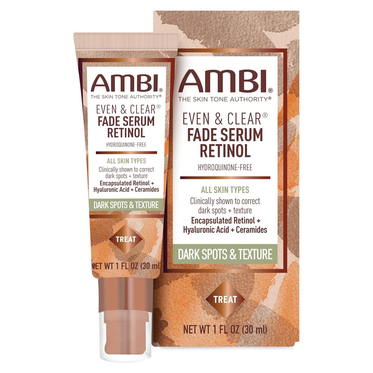 Suero Corrector de Manchas Oscuras Ambi Even & Clear 29.57 ml