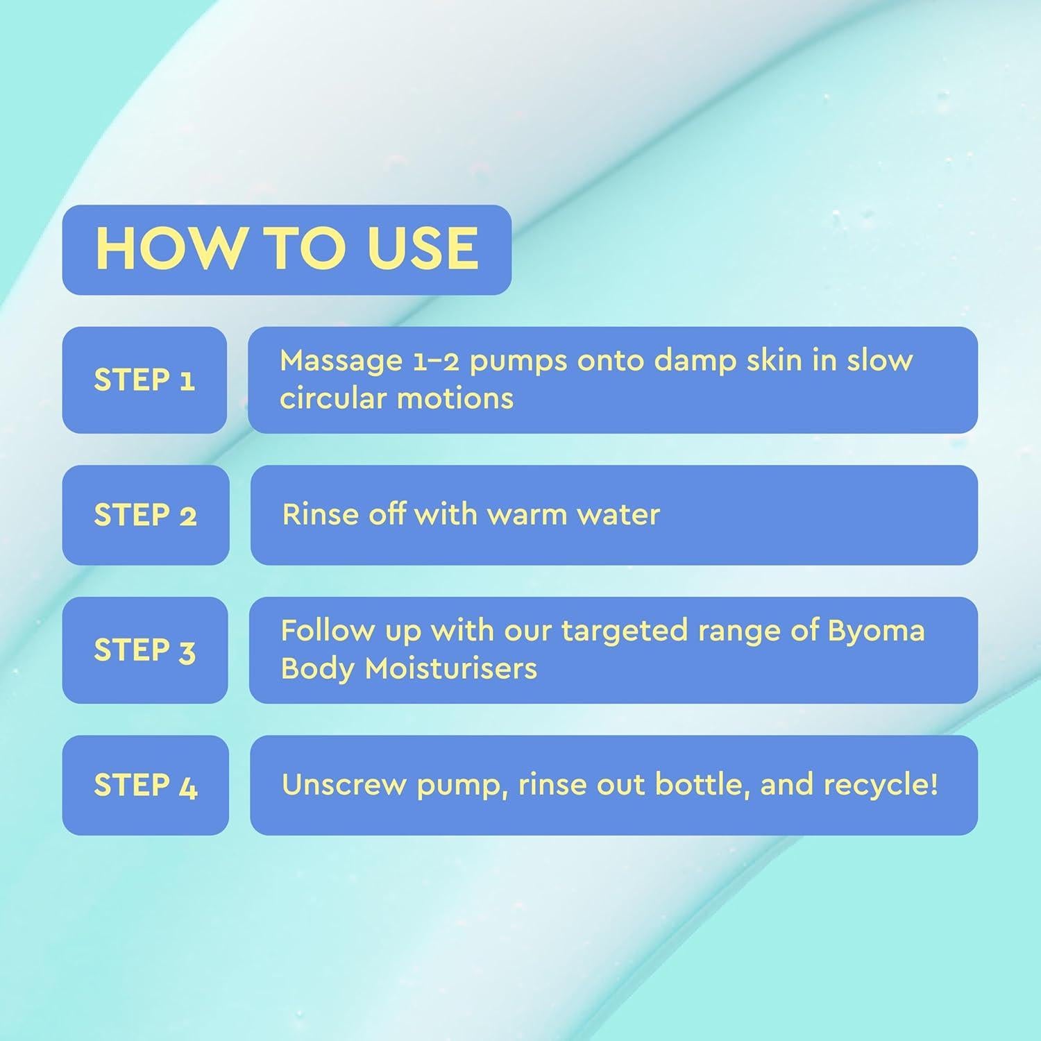 Gel de Ducha Hidratante BYOMA 500 ml - Piel Normal a Seca