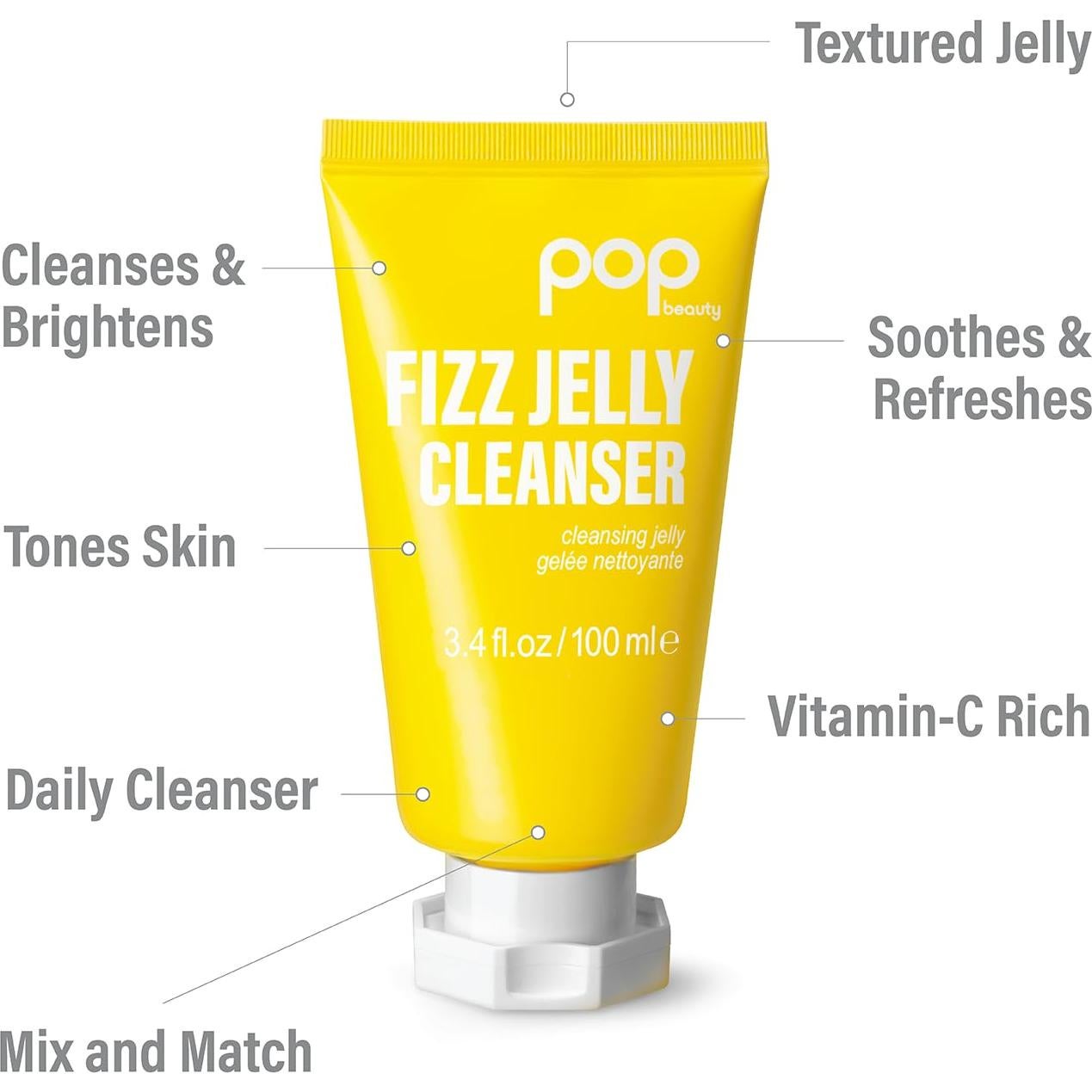 Limpiador Facial en Gel POP Beauty FIZZ JELLY 100 ml