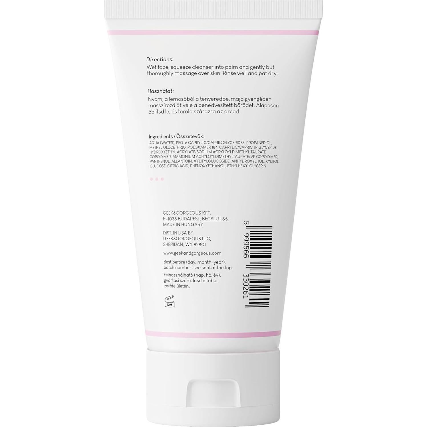 Limpiador en Gel Suave Geek & Gorgeous Jelly Joker 144 g - Bajo pH