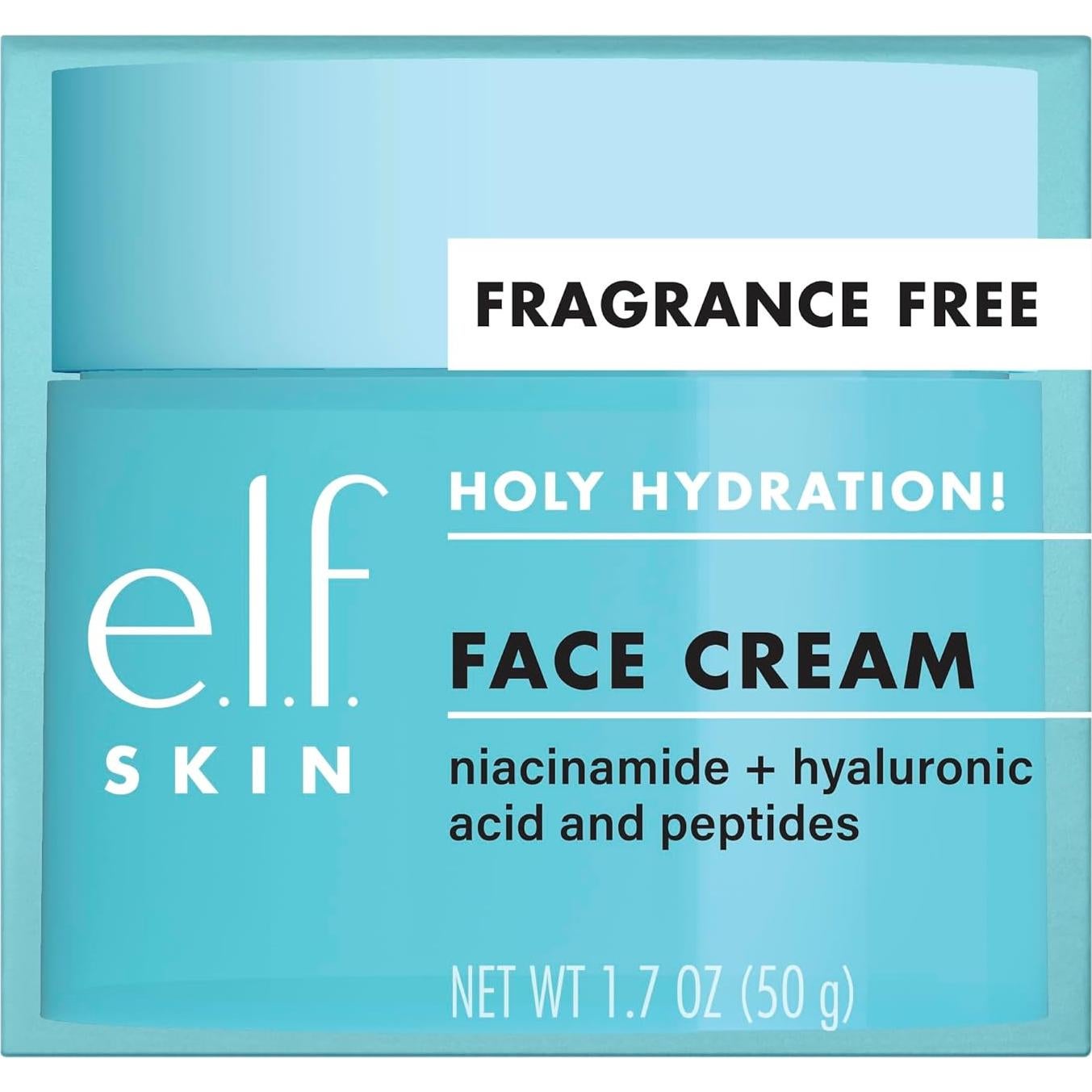 Crema Facial Hidratante e.l.f. 50 ml Sin Fragancia