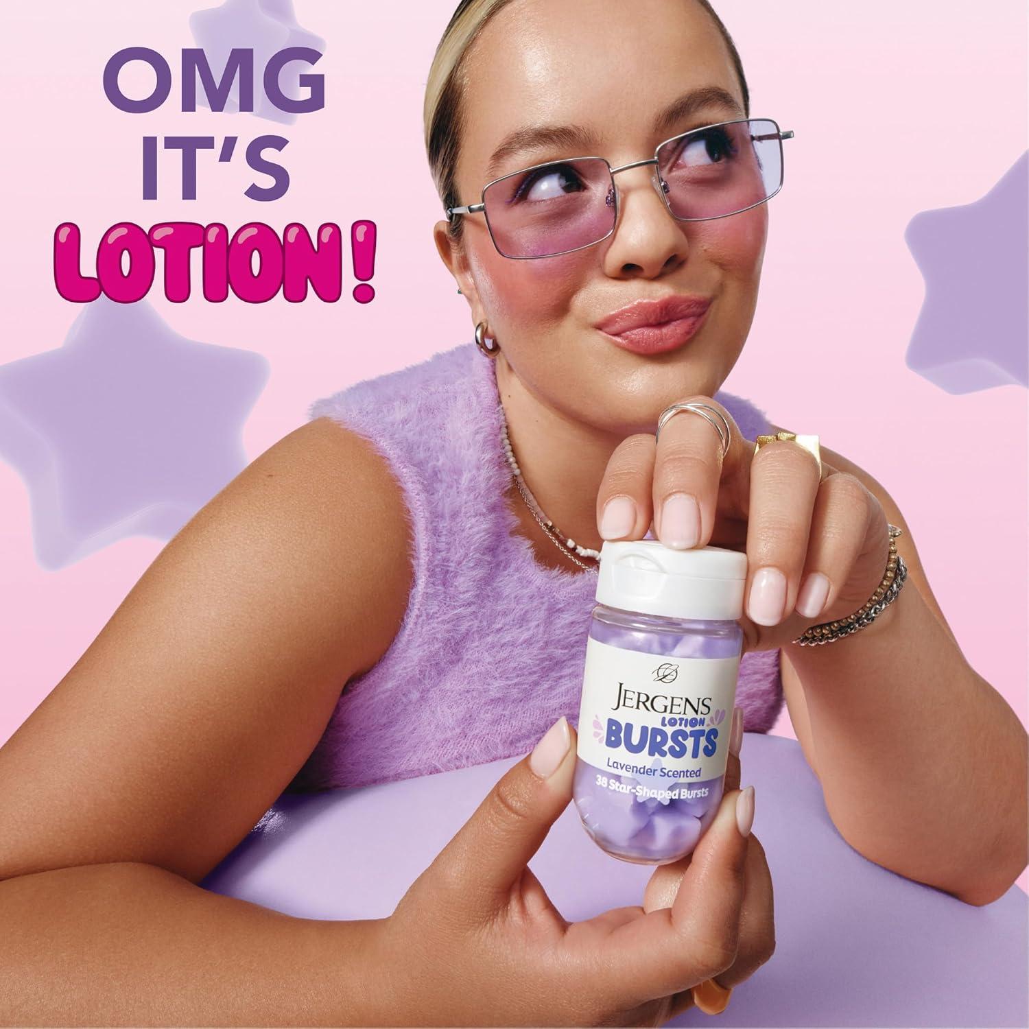 Jergens Estallidos de Loción Hidratante Lavanda 38 Unidades