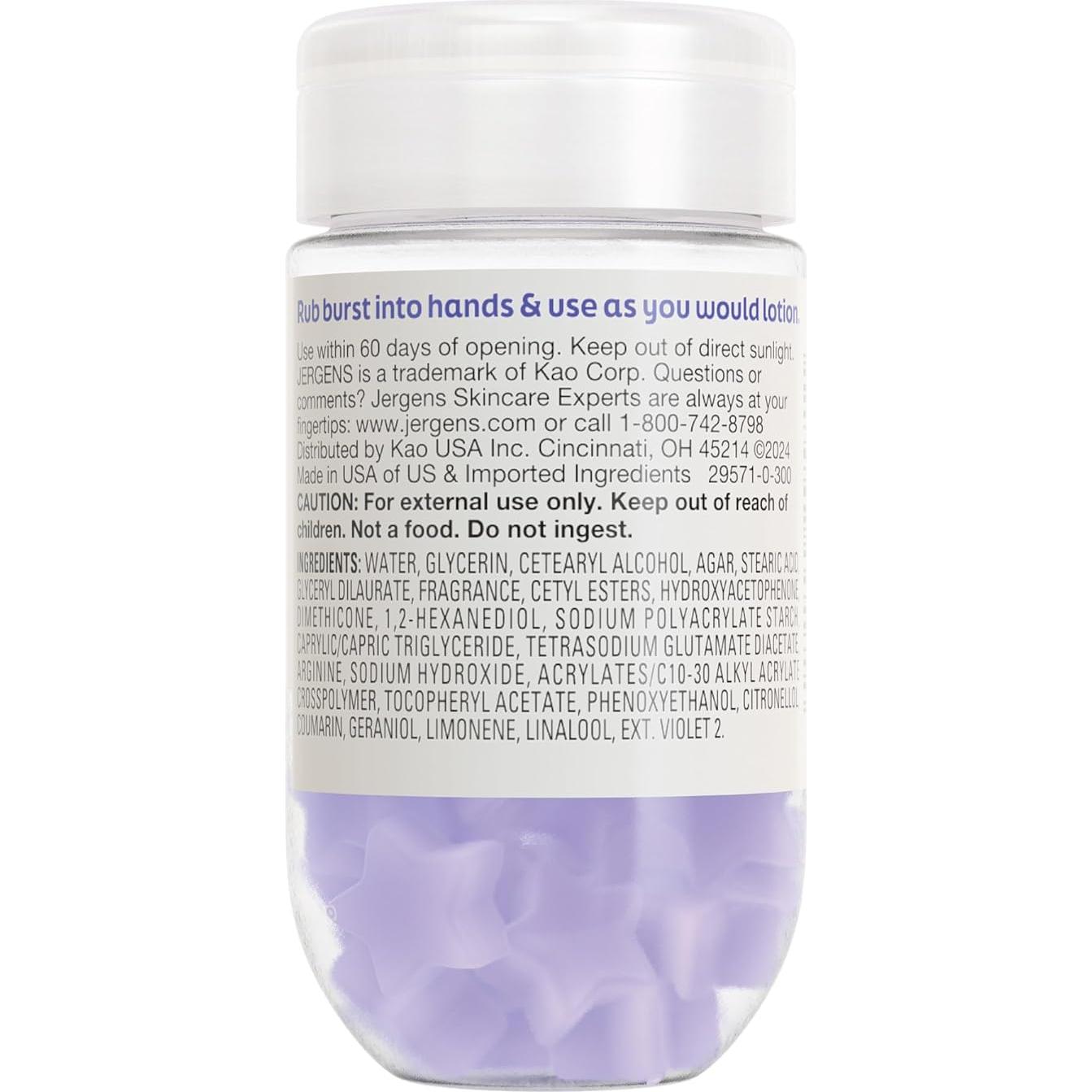 Jergens Estallidos de Loción Hidratante Lavanda 38 Unidades