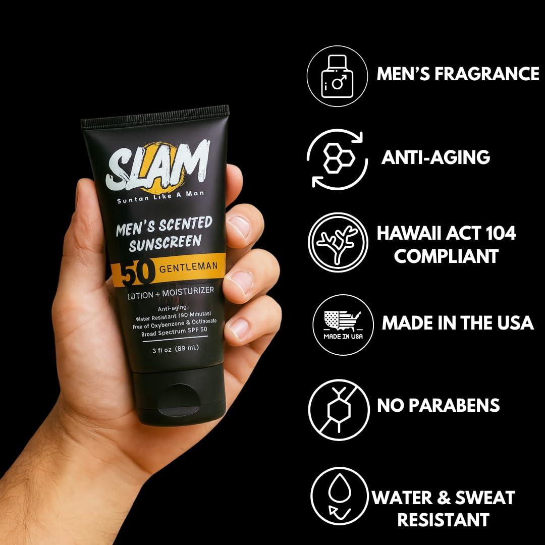 Protector Solar SLAM MysteryMan SPF 50 Hidratante 88.7 ml