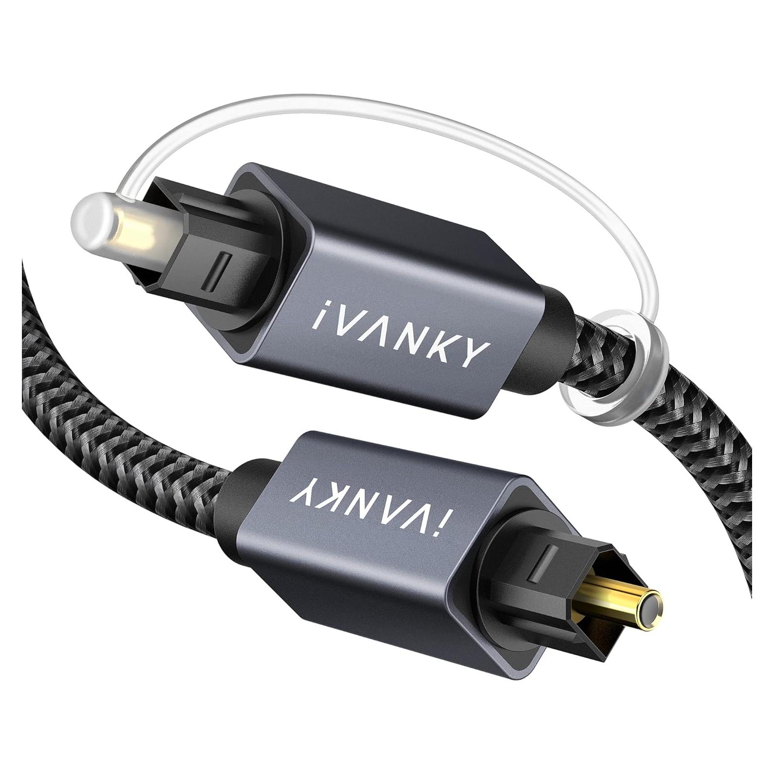 Cable de Audio Óptico iVANKY 3m Digital Toslink para TV