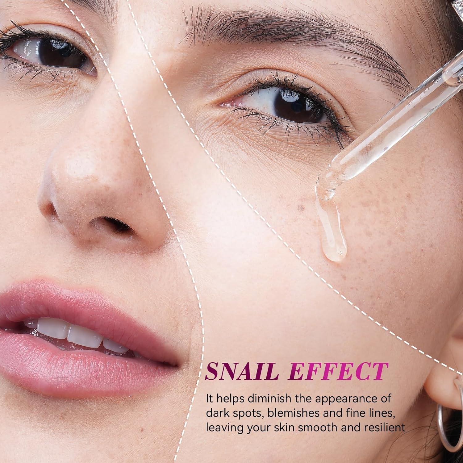 Suero Nocturno Ultra Retinol Glam Lady 97% Mucina Caracol 168g