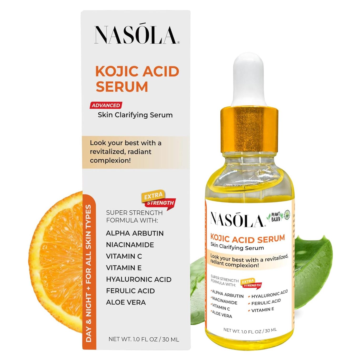 Suero Aclarador de Piel Nasola con Ácido Kójico 91g