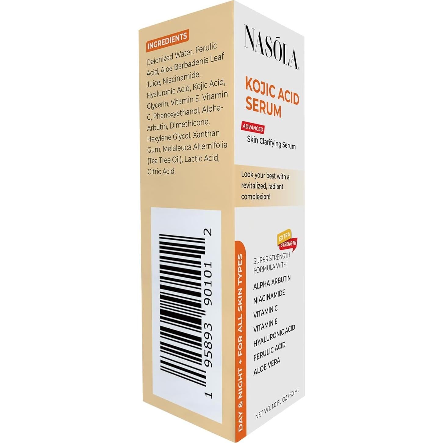 Suero Aclarador de Piel Nasola con Ácido Kójico 91g