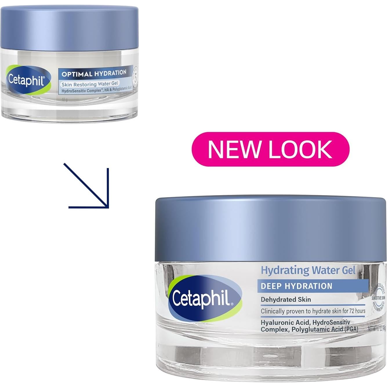 Cetaphil Gel Hidratante Facial 72h Ácido Hialurónico 172g