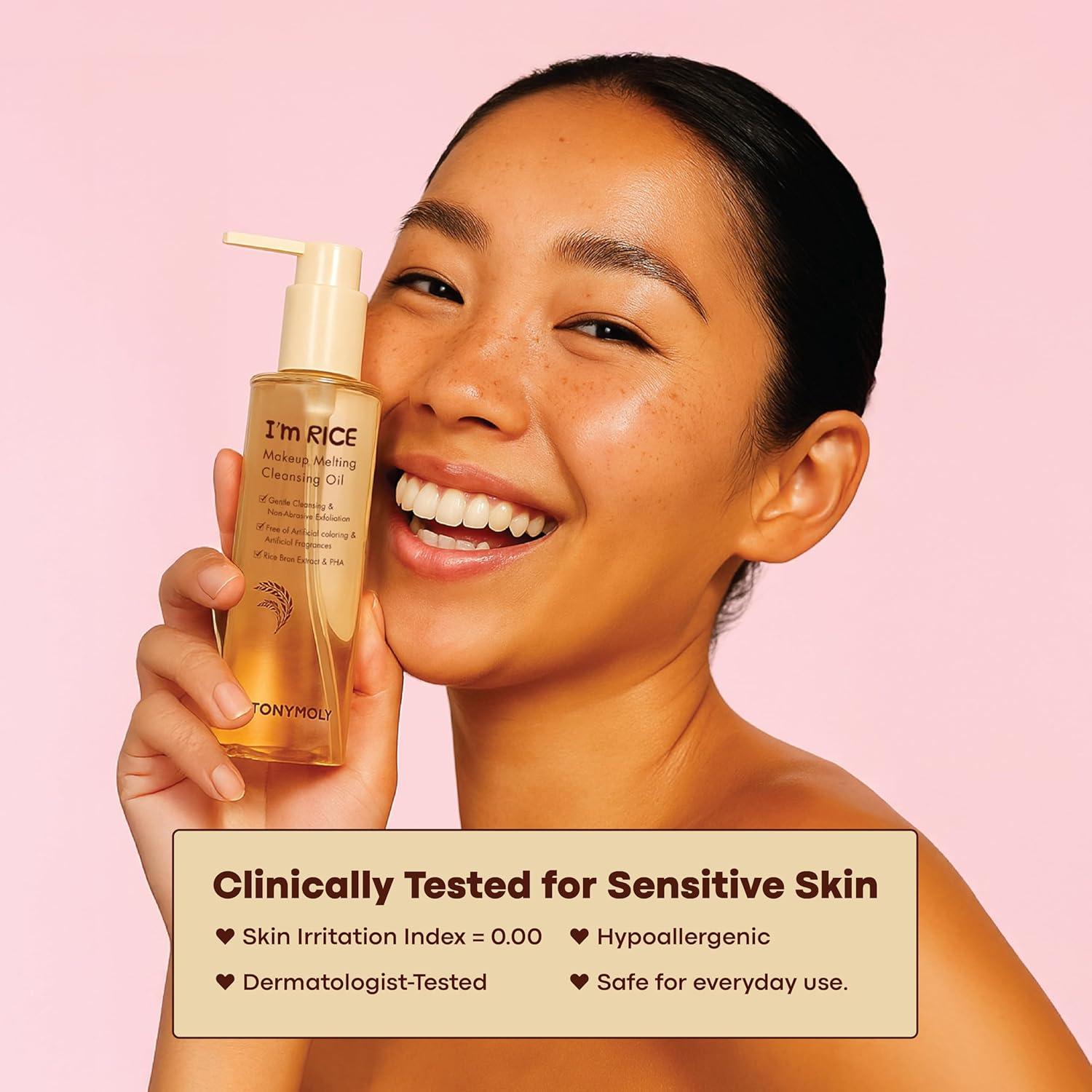 Aceite Limpiador Desmaquillante TONYMOLY Estoy Arroz 215ml