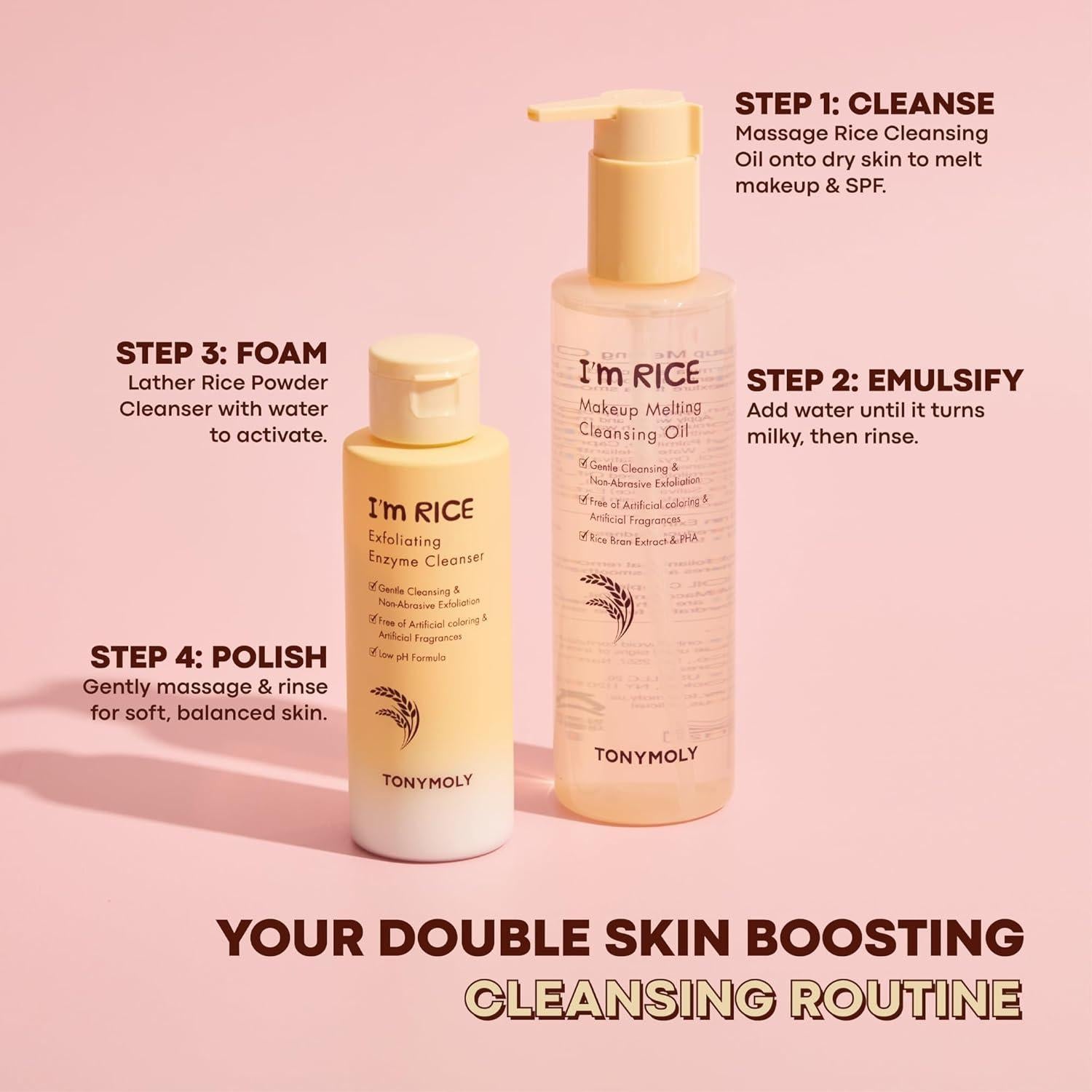 Aceite Limpiador Desmaquillante TONYMOLY Estoy Arroz 215ml