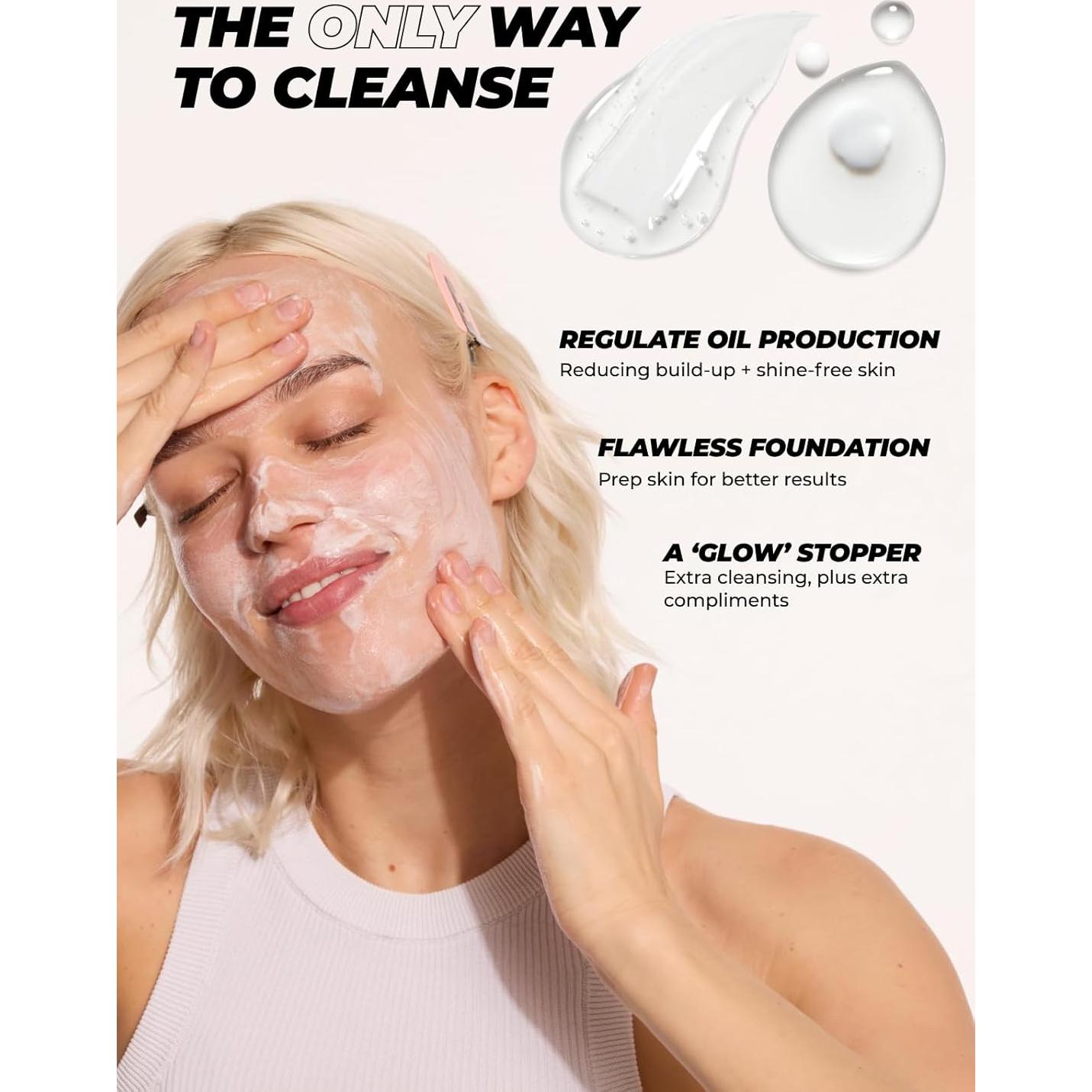 Set de Doble Limpieza Vitamasques - Gel Espumoso y Aceite a Leche