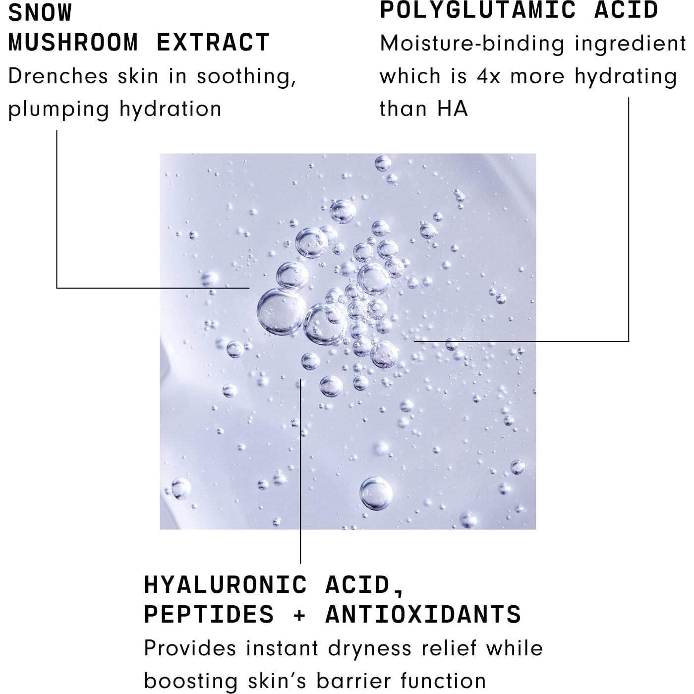 Sérum Hidratante Facial Versed 28g - Ácido Hialurónico y Poliglutámico