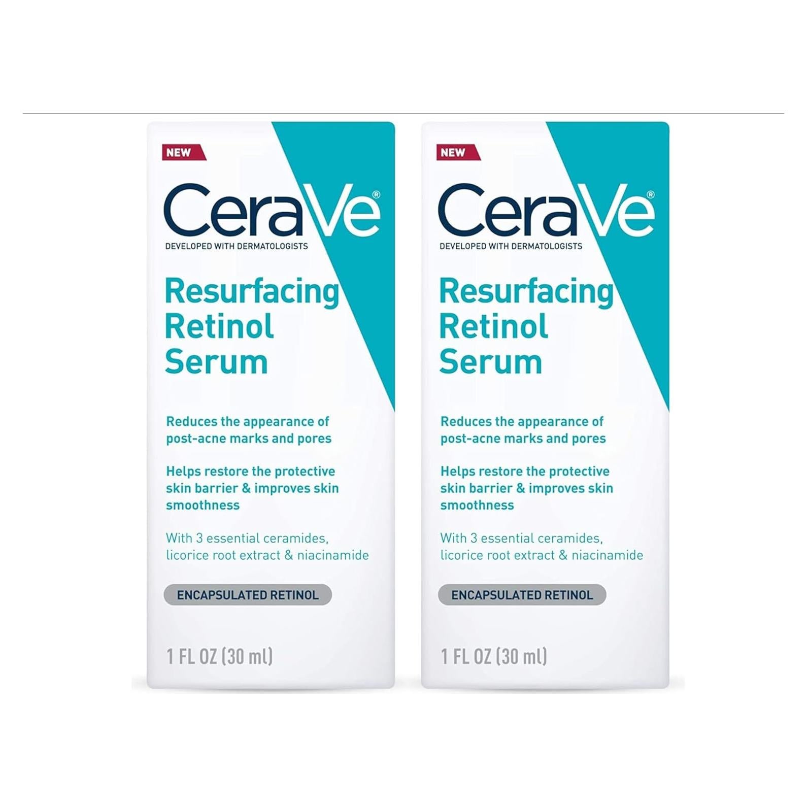 Suero de Retinol Cerave Resurfacing 2 Pack 28 g