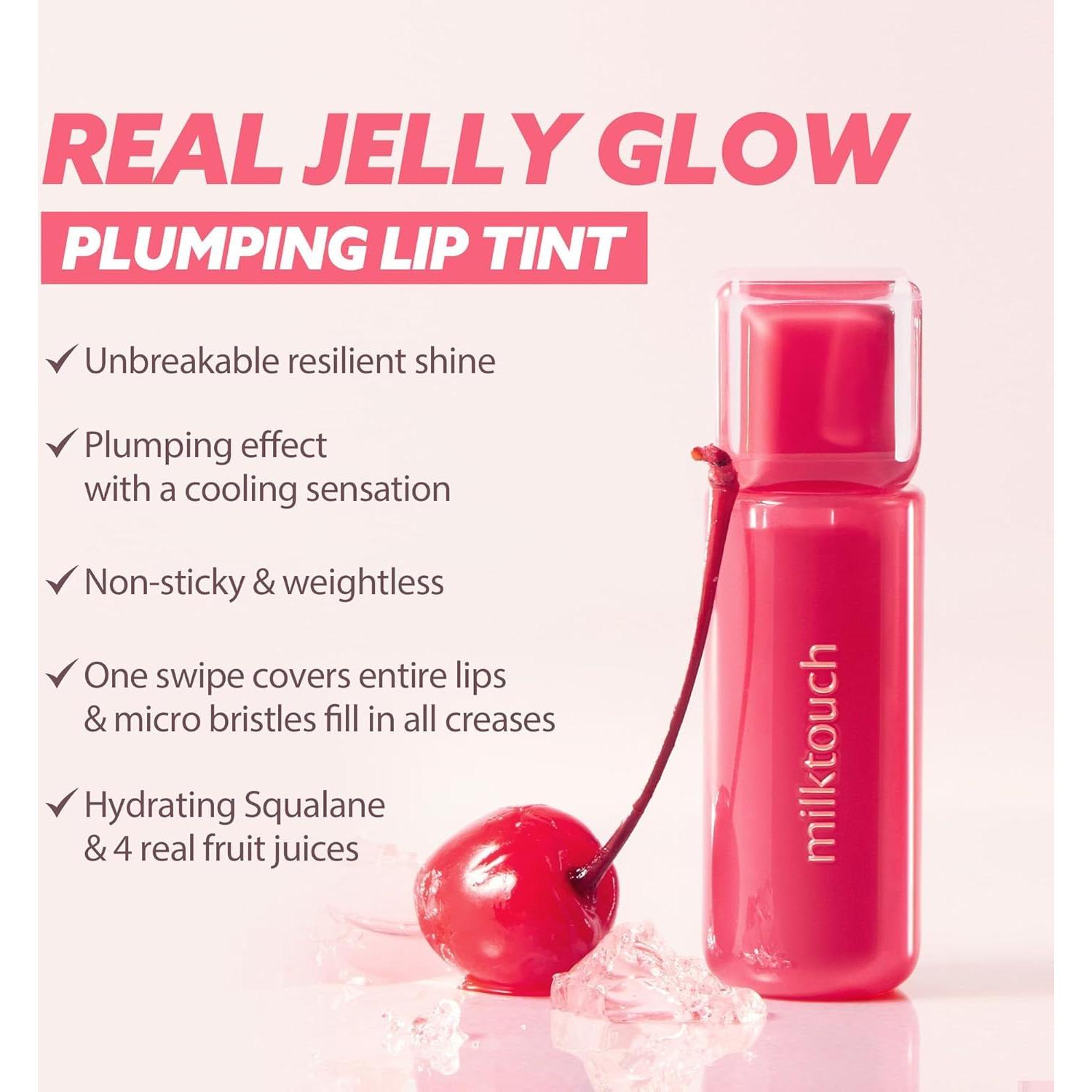 Tinte Labial Coreano MILKTOUCH Jelly Fit 4.14 ml 05 Manzana Pom