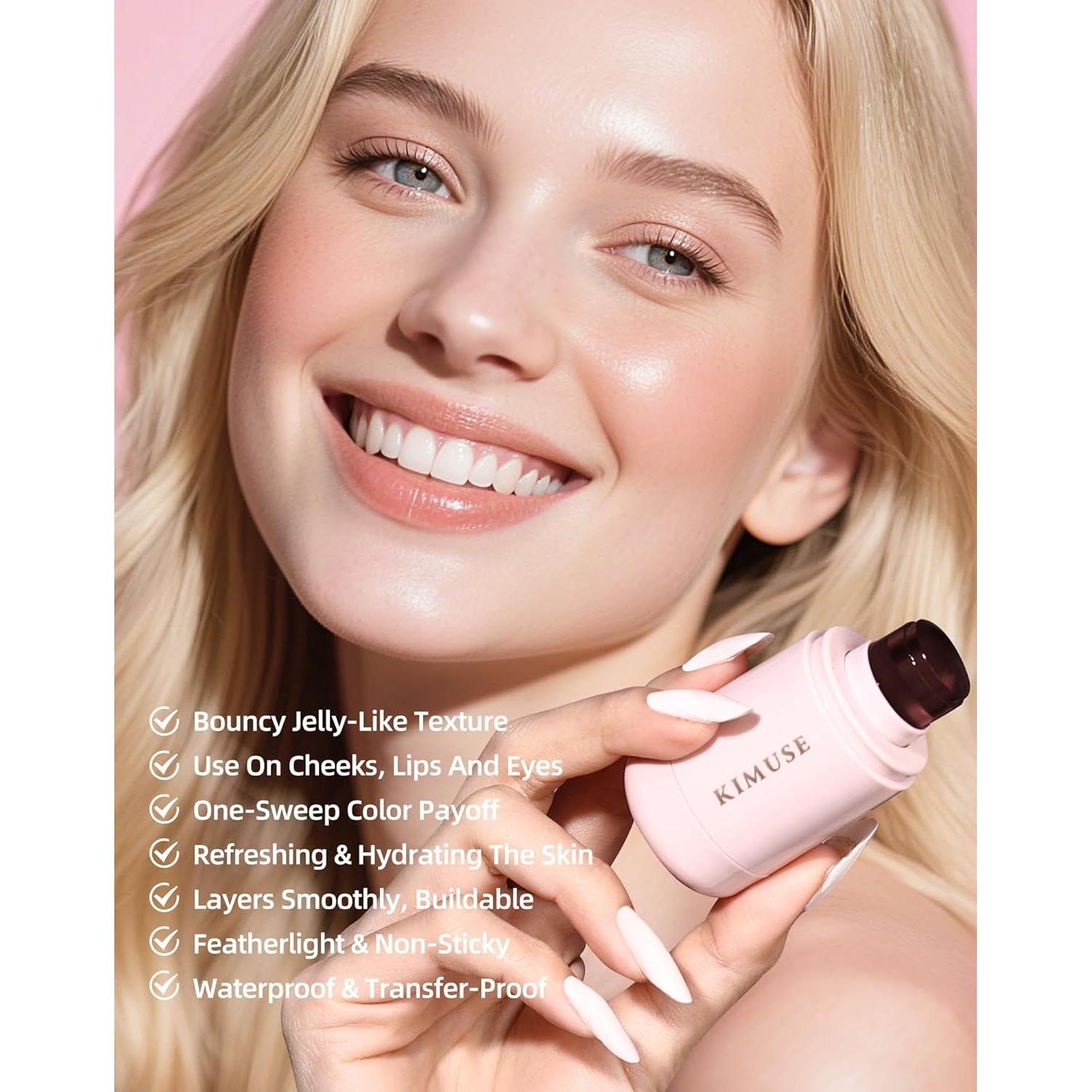 Tinte Jelly KIMUSE para Mejillas y Labios 10.7g - Gardenia Nude