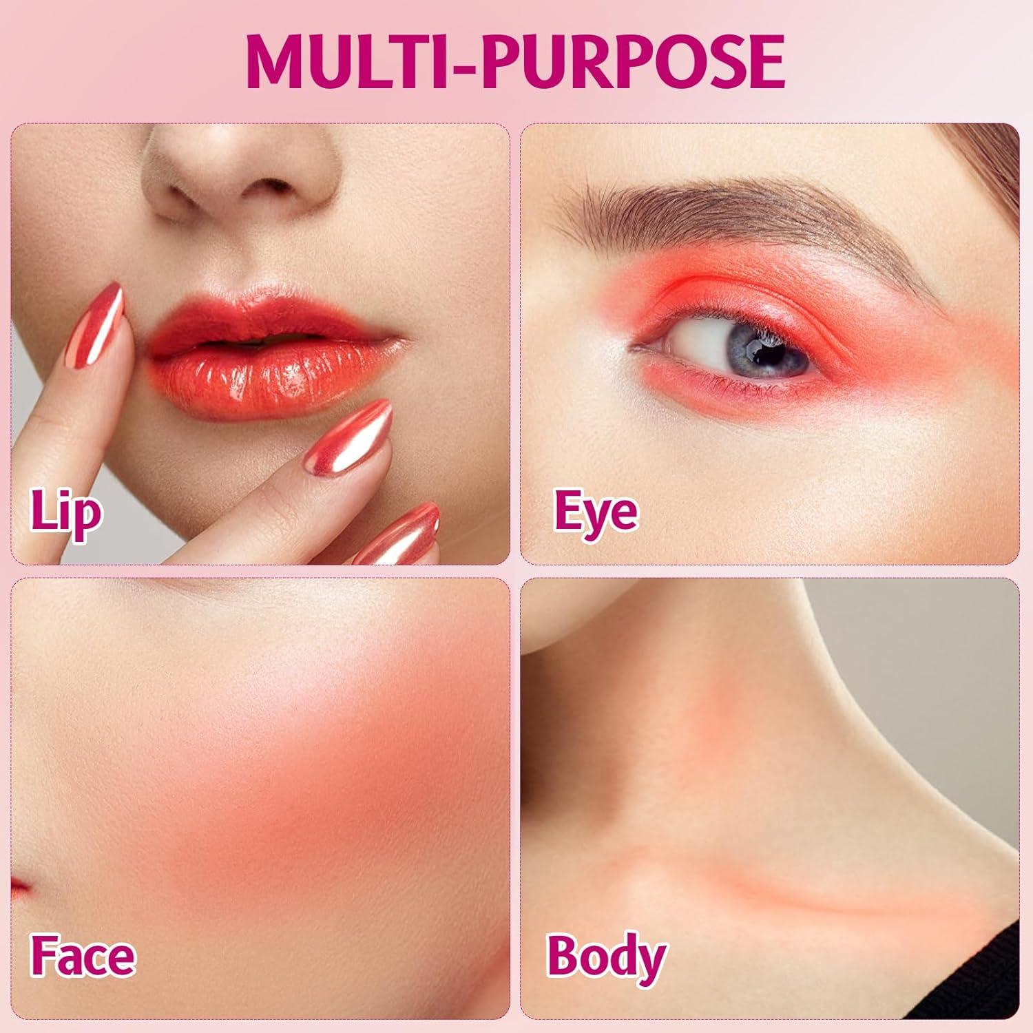 Tinte Jelly Multiusos Lingyun 5.9ml Rosa Claro + Naranja