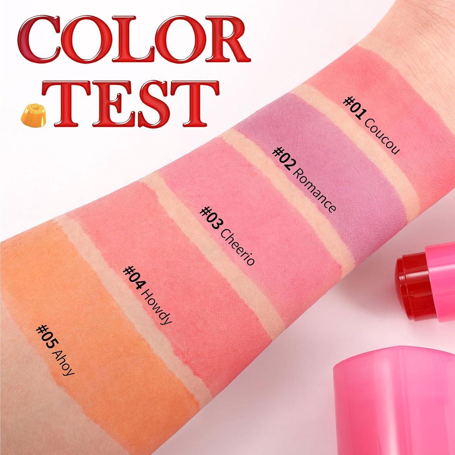 Rubor Gelatinoso Multifuncional Qawnfy 32g - Ojos, Mejillas, Labios