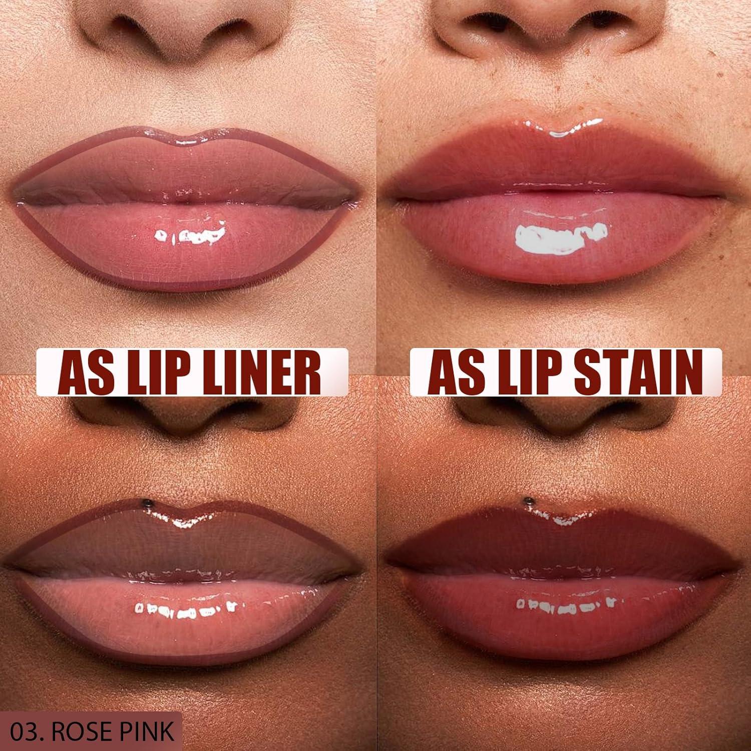 Tinte de Labios Peel Off QCMME Rosa Pink 3.54 ml Larga Duración