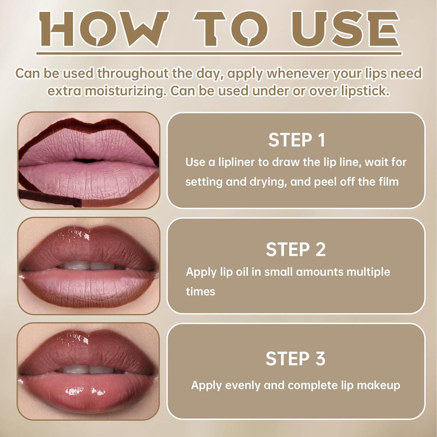 Tinte Labial Peel Off y Brillo Labial Nude - Combo Hidratante