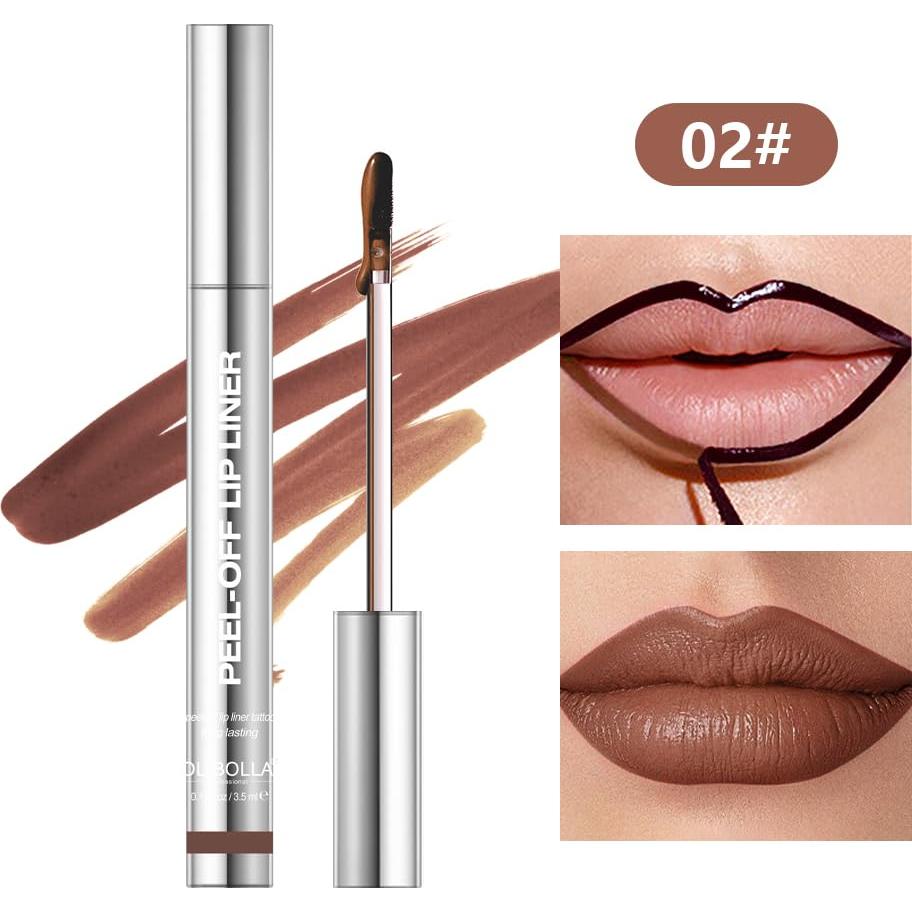 Juego de 4 Lápices Labiales Peel Off BANGFENG - Mate, Hidratantes