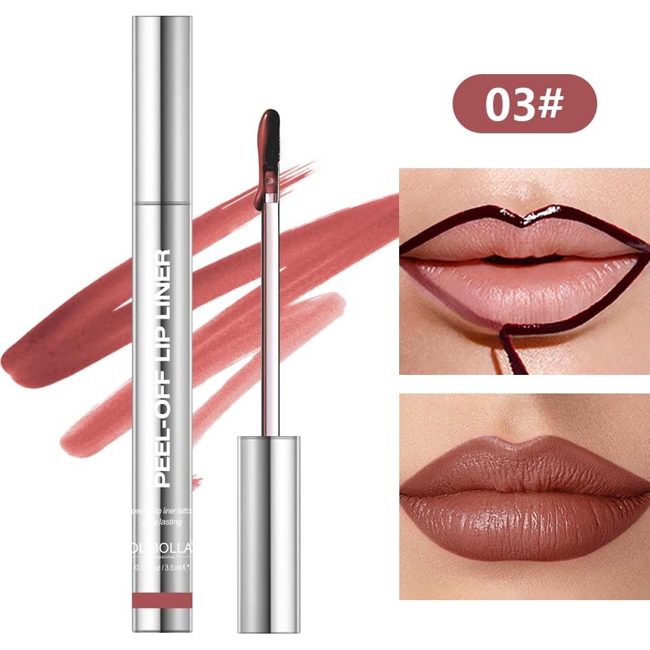 Juego de 4 Lápices Labiales Peel Off BANGFENG - Mate, Hidratantes