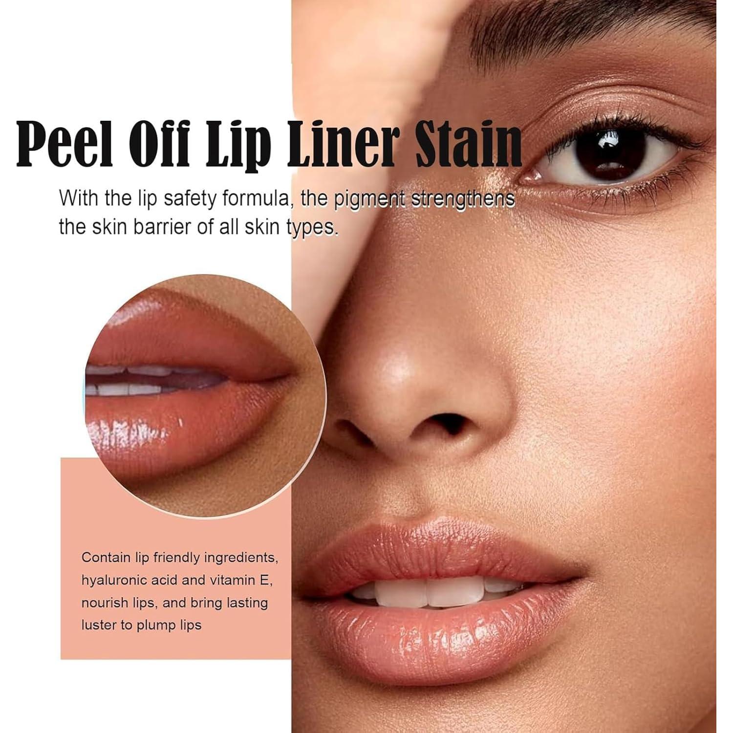 Lápiz Labial Despegable Aseawave 3 Pcs Marrón Nude 24 Horas