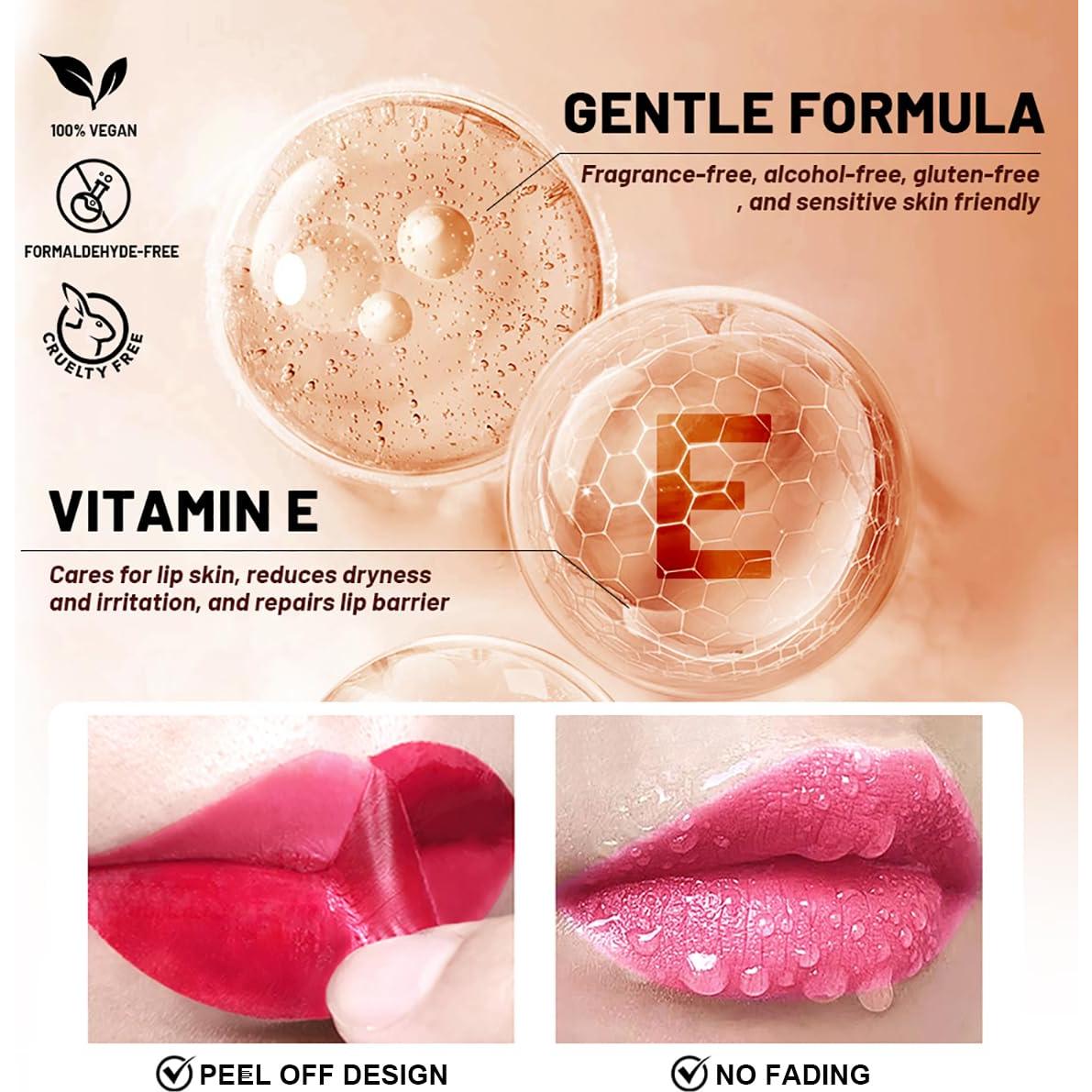 Tinte de Labios Peel Off Lezero TEORÍA #5 Mate Alta Pigmentación