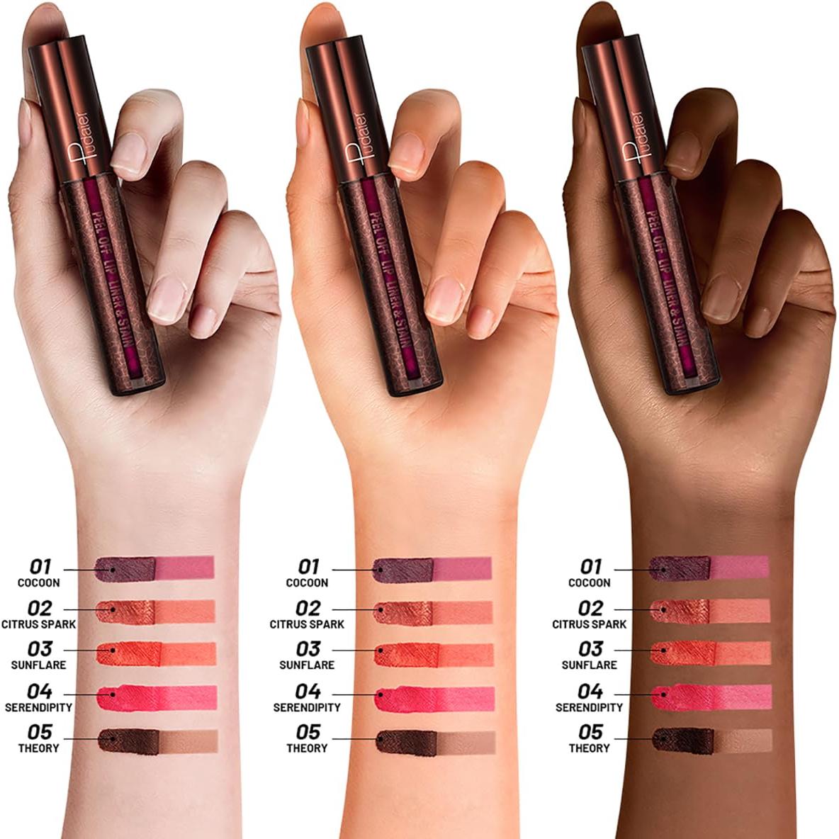 Tinte de Labios Peel Off Lezero TEORÍA #5 Mate Alta Pigmentación