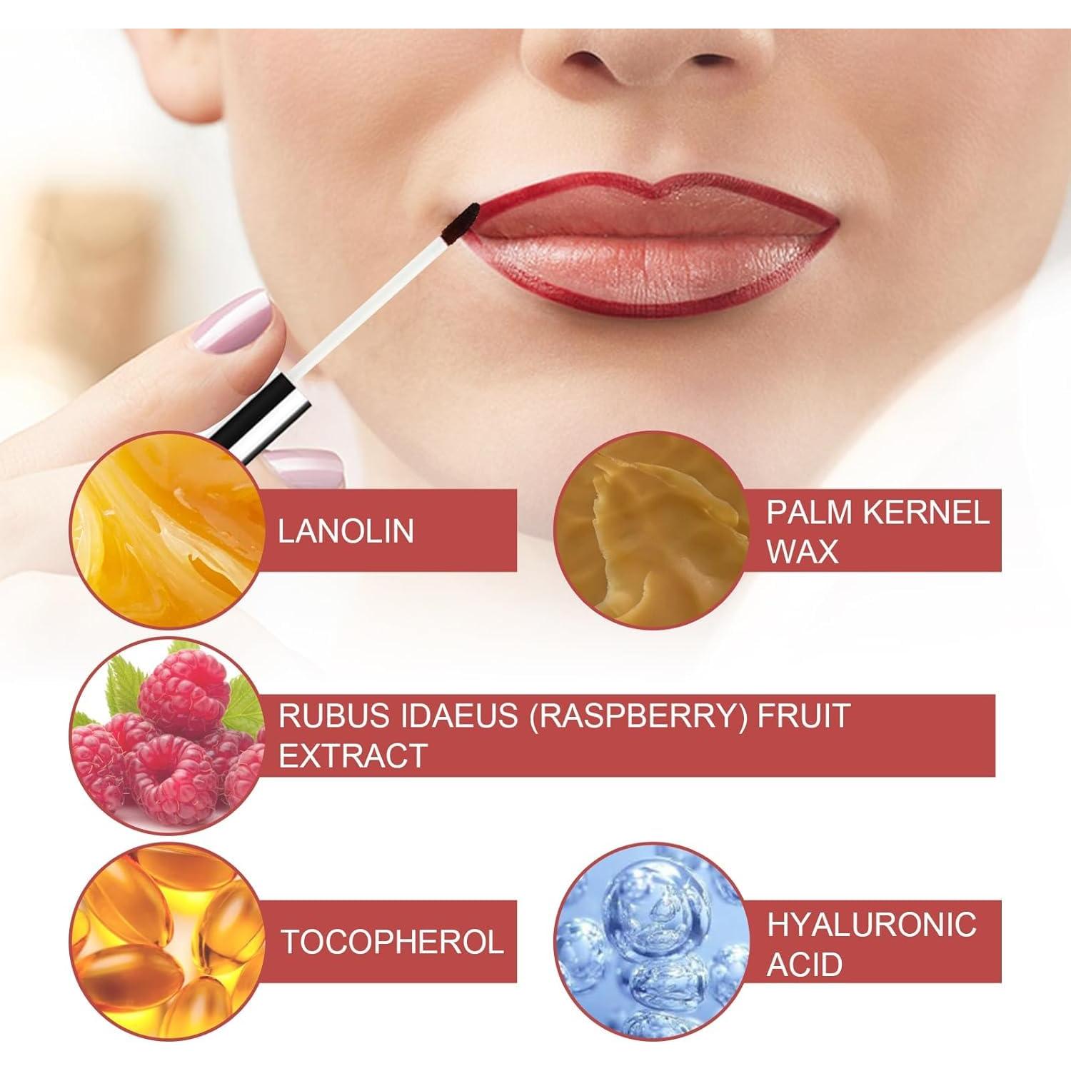 Set de Lápiz Labial Peel Off Dulele 3 Piezas Rosa Mate