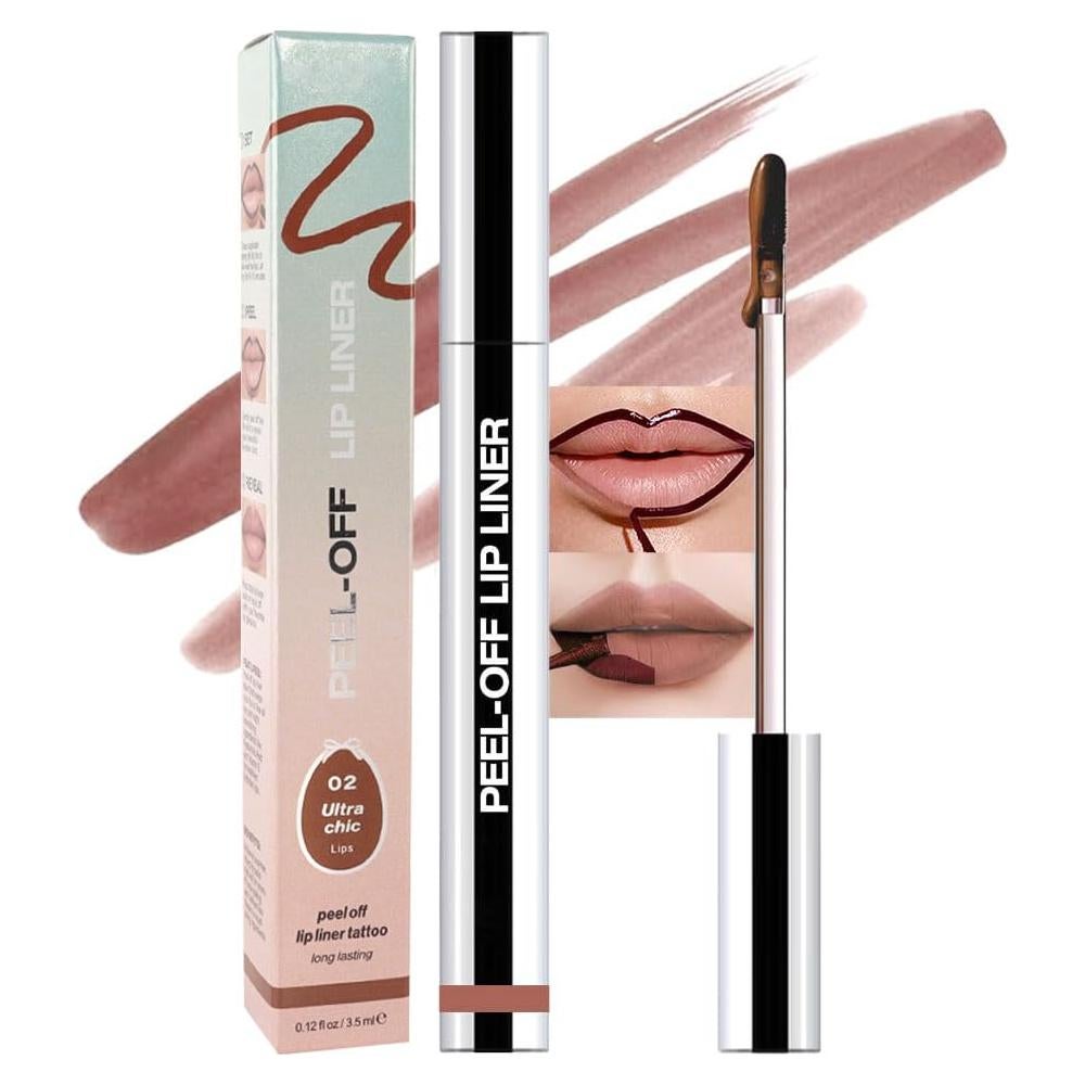 Tinte de Labios Mate Peel Off Hxssll #02 Marrón 17.8g