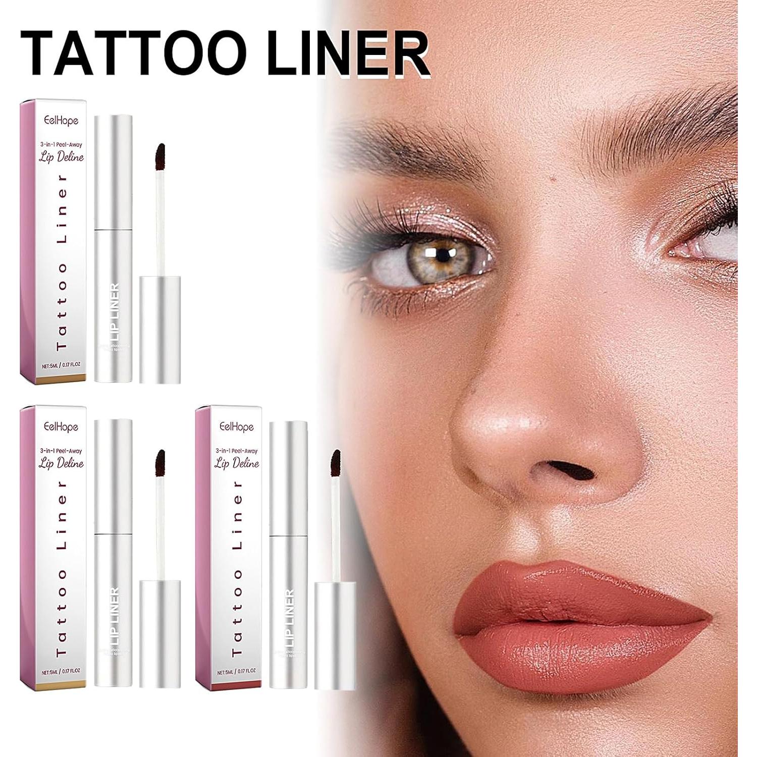 Tatuaje Labial Peel Off LuckNest 3 Colores Resistente al Agua