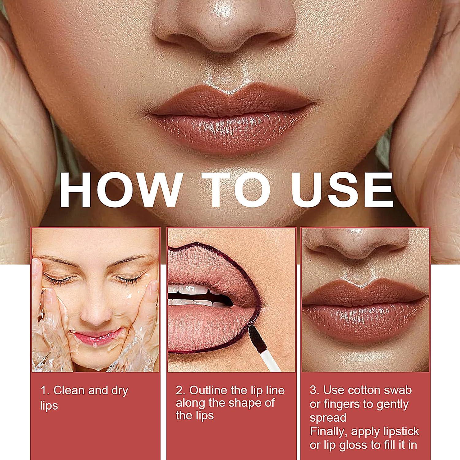 Tatuaje Labial Peel Off LuckNest 3 Colores Resistente al Agua