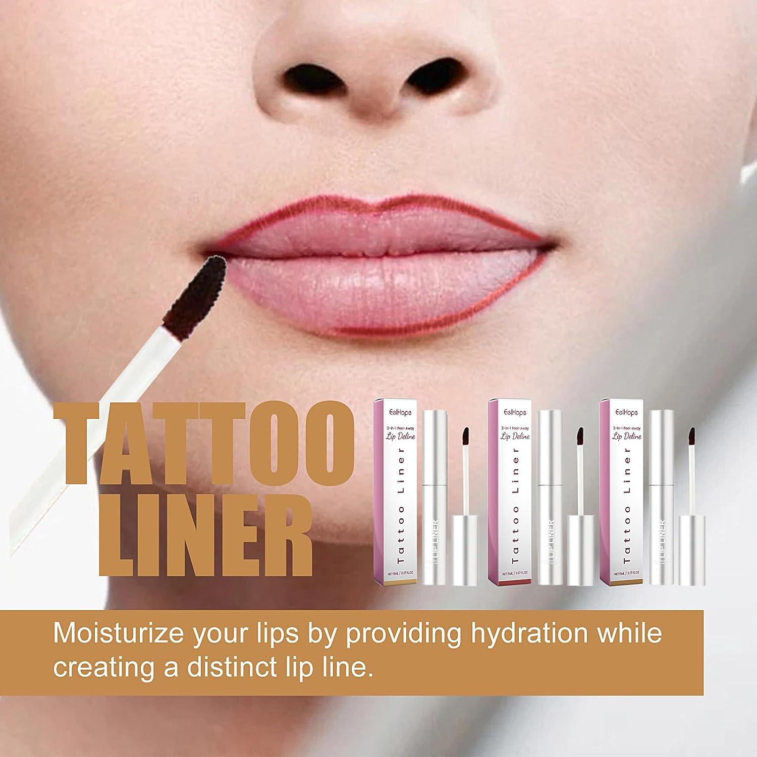 Tatuaje Labial Peel Off LuckNest 3 Colores Resistente al Agua