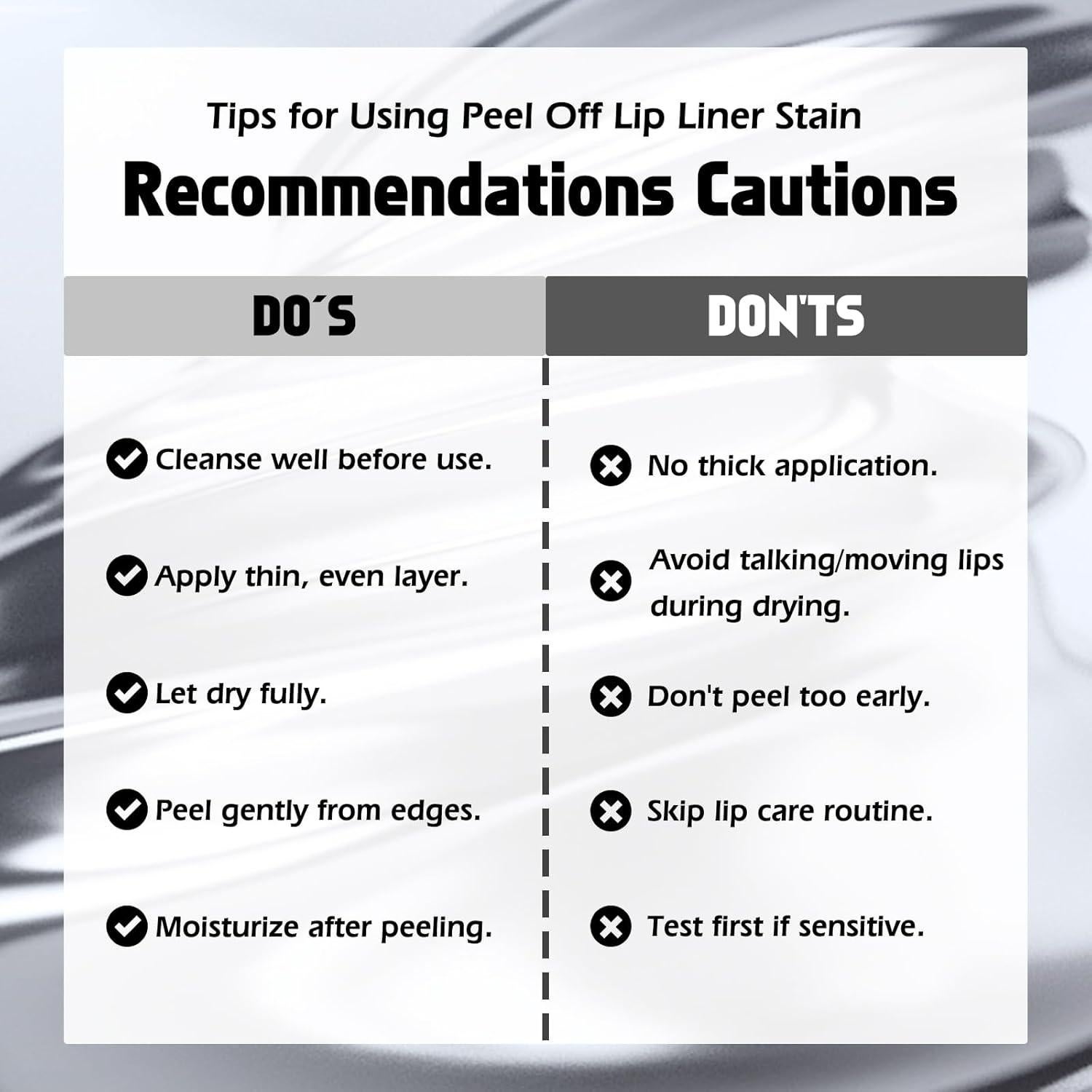 KIMUSE Tinte de Labios Peel Off 3.5 ml - Larga Duración y Mate